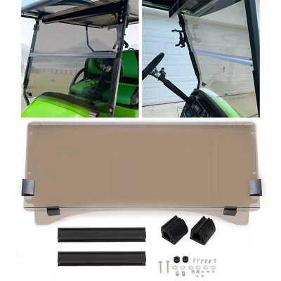 For Club Car Precedent 2004-2025 Golf Cart Folding Tinted Windshield Windscreen - Image 1 of 4