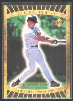 1999 Upper Deck Superstar Spotlight Gold Cal Ripken Jr. /500 Orioles #83 - Image 1 of 2