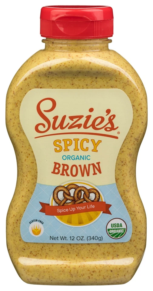 Mostaza marrón picante orgánica Suzie's (12 oz.) Foto 1 de 1