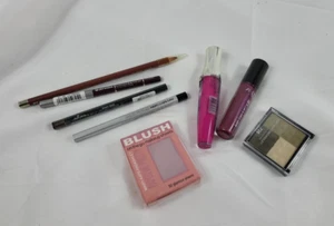 Makeup Mixed Lot Blush Sheets Liquid Lipstick Gloss Eye Liner Pencil Shadow - Picture 1 of 15