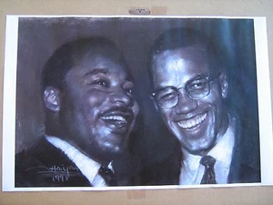 1998 Print HAIYAN 11" x 15" Martin Luther King, Jr. [Z10A] - Picture 1 of 4