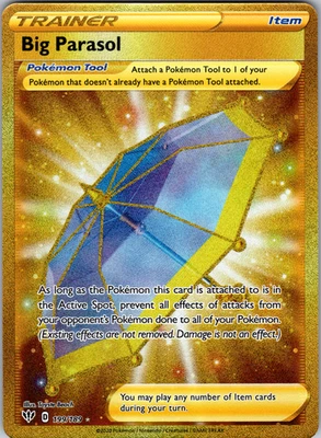 Big Parasol 199/189 SWSH03: Darkness Ablaze Secret Raro - Casi Nuevo Foto 1 de 2