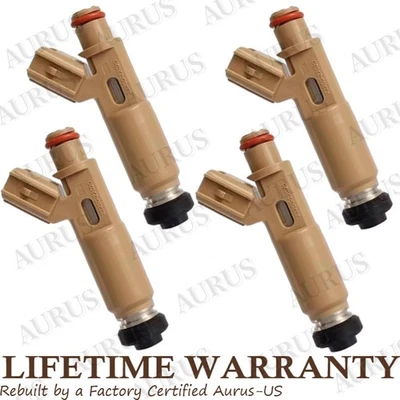 Inyectores de combustible OEM DENSO x4 para Pontiac Vibe Toyota Celica Matrix 2000-2008 1,8 L Foto 1 de 4