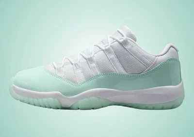 Women's Nike Air Jordan 11 Retro Low Igloo Green White AH7860-103 Sz 8.5 - Image 1 of 4