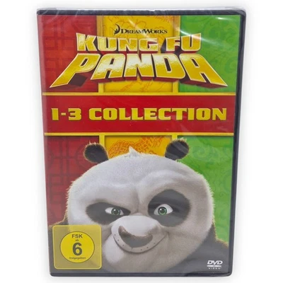 Kung Fu Panda 1 2 3 Collection DVD Film Serie Komplett Dreamworks Animation Spaß - Bild 1 von 4