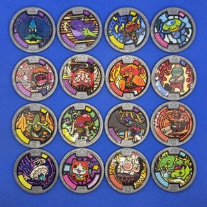 YO-KAI WATCH Lot of 16 Medals By Hasbro YOKAI - Picture 1 of 1