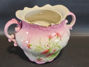 Large Antique Floral Chamber Pot - Picture 1 of 10