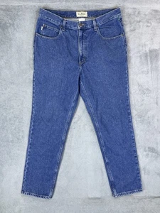 Vintage LL Bean Jeans Herren 34x32 Blau Denim Medium Wash Classic Straight Mid - Bild 1 von 8