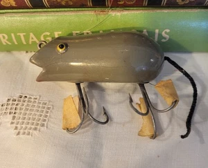 Vintage mcm Wooden Mouse Lure - Picture 1 of 6