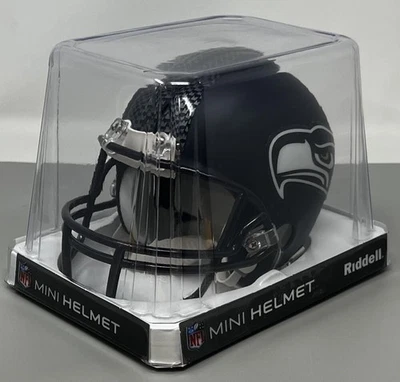 Auténtico mini casco Tristar firmado con autógrafo Walter Jones Seattle Seahawks Foto 1 de 4