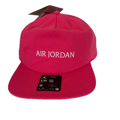 Nike Air Jordan Pro Hat Cap Aster Hot Pink Snapback Adult Unisex L/XL NWT - Image 1 of 4