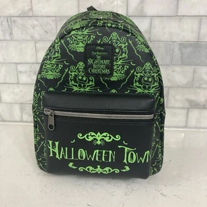 Loungefly Nightmare Before Christmas Halloween Town Mini Backpack NEW WITH TAGS - Picture 1 of 6