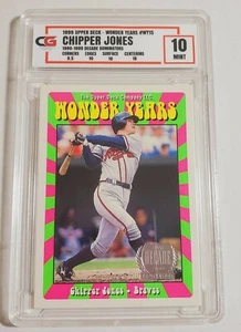 1999 Upper Deck Wonder Years Atlanta Braves #W15 Chipper Jones Graded 10 CG MINT - Picture 1 of 5