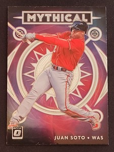 2020 PANINI DONRUSS OPTIC MYTHICAL JUAN SOTO #M-13 NATIONALS PADRES 