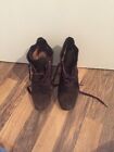 Gorgeous Dark Brown Lace Up Ankle Boots Mango Size 3