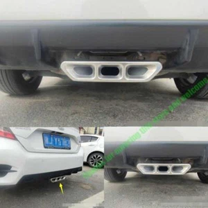 Punta silenciadora tubo de escape trasero acero plateado para Honda Civic Si 2016-2021 1 pieza - Imagen 1 de 4