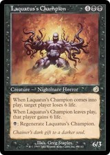LAQUATUS'S CHAMPION ~mtg NM Torment Rare x1