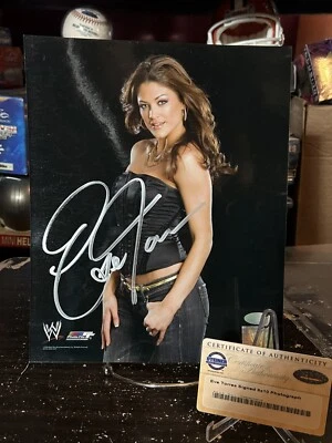 Foto firmada por Eve Torres autografiada 8x10 archivo fotográfico original WWE Steiner certificado Foto 1 de 4