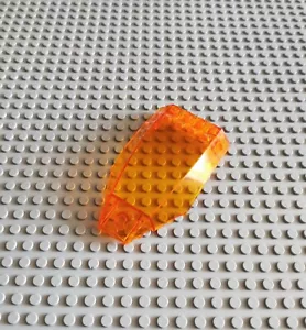 Lego Cockpit Scheibe 10x6x2 transparent orange Sticker Batman 45705 76012 P63 - Bild 1 von 1
