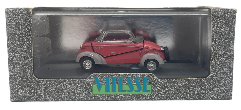 Vitesse 1/43 684 1958 Messerschmitt Tiger Cabrio Limousine Pink/Grey Model Boxed - Image 1 of 4