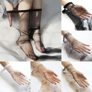Womens Sexy Sheer Long Stockings Stretchy Lingerie Ultra-Thin Pantyhose Tights/ - Picture 1 of 18