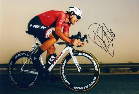 Fabian Cancellara Signed 12X8 Photo Cycling Legend AFTAL COA Certificate (B) Cover
