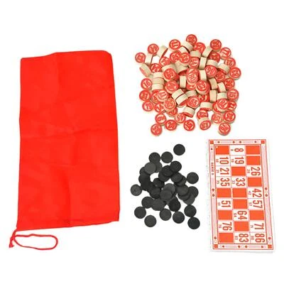 130Pcs Classic Bingo Chips, Bingo Tiles, Rustic for Kids Adults, Bingo Chess - Image 1 of 4