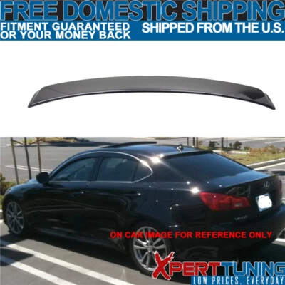 Fits 06-13 Lexus IS250 IS350 OE Roof Spoiler Painted #8U0 Black Sapphire Pearl - Изображение 1 из 4