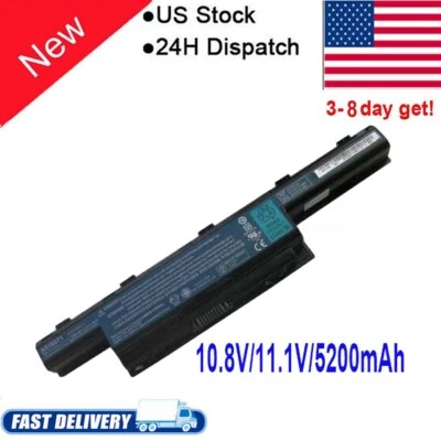 NEW FOR PACKARD BELL EasyNote LM86 TM86 TM87 TM89 NEW95 LAPTOP BATTERY AS10D31 - Image 1 of 3