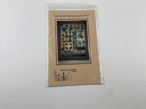 HOMEGROWN SPRING QUILT SAMPLER PATTERN #107 34x44 Wall Hanging Pieced   - Picture 1 of 3