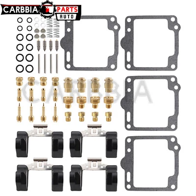 JUEGO DE 4 para Suzuki GS550E GS550L GS550M Kit de reparación de carburador Flotador Juego de reconstrucción Foto 1 de 4