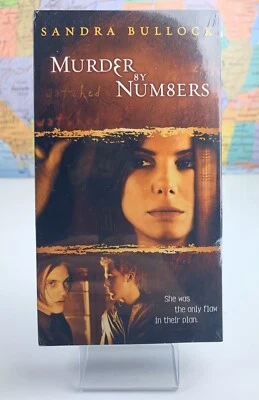 SHIPS SAME DAY Murder by Numbers (VHS, 2002) Sandra Bullock Ryan Gosling NEW - Image 1 of 4