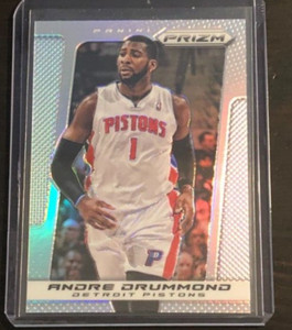 2013-14 Panini Prizm ANDRE DRUMMOND Silver Prizm #198 Pistons
