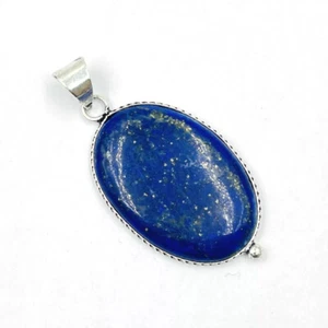 Lapislázuli 925 Plata de Ley Hecho a Mano Colgante Regalos Para Ella Joyería D-1787 - Imagen 1 de 7