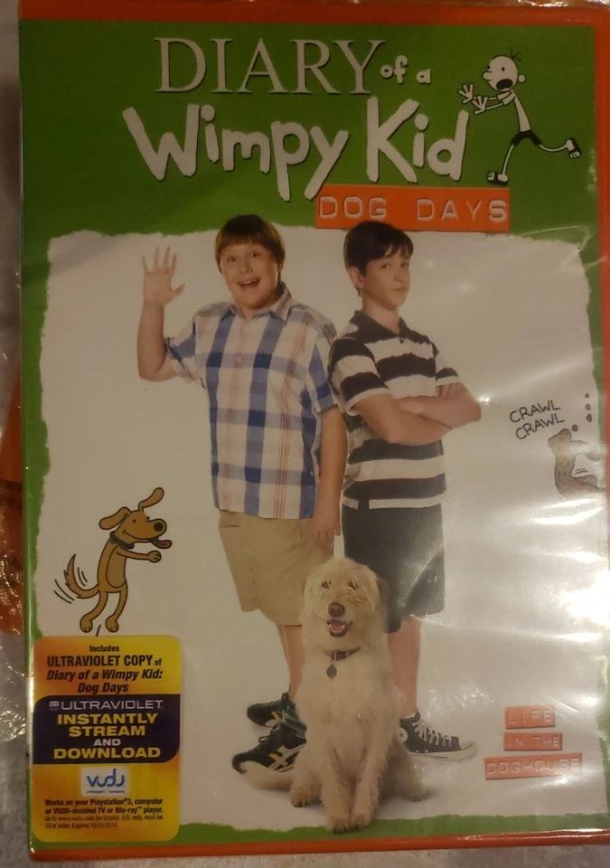 New Diary of a Wimpy Kid Dog Days DVD Includes Instant Stream & Download!!  - Image 1 of 1