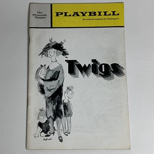 Vintage Playbill: TWIGS - Broadway The Plymouth Theatre, June 1972 - Picture 1 of 6