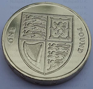 2011 BU ROYAL MINT SHIELD ONE POUND £1 BRILLIANT UNCIRCULATED - Bild 1 von 4