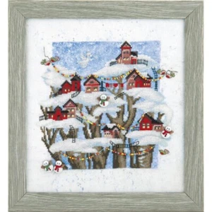 Gezähltes Kreuzstich-Set Weihnachtsmärchen DIY Charivna mit - Bild 1 von 3
