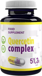 Quercetin Complex 90 Vegan Capsules, Very High Dose of Vitamin C and D3 2000IU,  - Picture 1 of 9