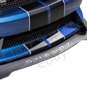 Front Splitter Decal Fits Ford Mustang Shelby GT350 2015 2016 2017 2018 2019 - Picture 1 of 28