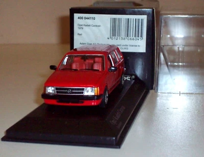 MINICHAMPS 1/43 OPEL KADETT CARAVAN 1979 Rosso Rouge 400044110 Limited 2400 pcs - Immagine 1 di 4