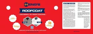 American Motorhome RV Hengs Universal Roof Coating 1 US Gallon 42128-4 - Picture 1 of 1