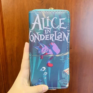 Alice in Wonderland Anime Long Wallet Coin Purse Storage Handbag Birthday Gift - Picture 1 of 13