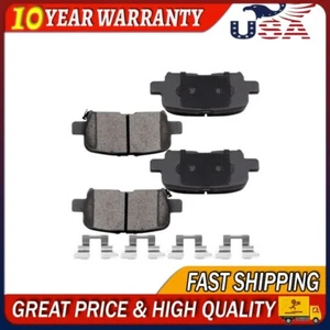 Ceramic Brake Pads for Honda Pilot Odyssey Acura MDX 4pcs Rear Pads w/Hardware - Picture 1 of 6