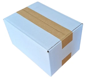 Faltkarton 2-wellig weiss 220x155x120mm - Bild 1 von 1