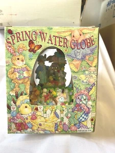 Spring Water Globe - Easter - Musical - Hand Painted - Egg Shaped   - Picture 1 of 3