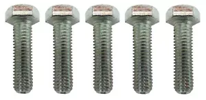 Generic 10mm X 1.50 Coarse Thread Class 8.8 Hexagon Head Hex Bolt Screw Lot of 5 - Picture 1 of 3