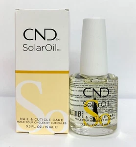 New NIB CND Solar Oil Nail & Cuticle Conditioner with Vitamin E - 0.5oz/15ml - Picture 1 of 3
