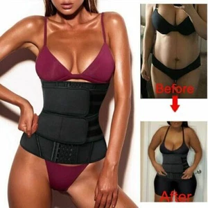 Waist Trainer for Women Weight Loss Body Shaper Sauna Belt for Exercise Workout - Picture 1 of 14