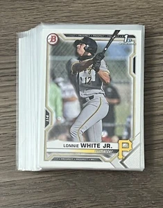 (40) 2021 Lonnie White Jr. 1st Bowman Rookie RC Investment Lot - Pirates - Bild 1 von 1